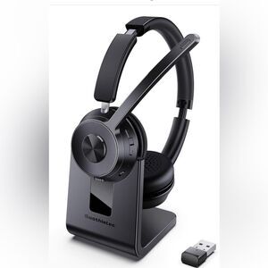 NWT SoothieLec Wireless Headset Bluetooth Headphones Microphone USB Dongle